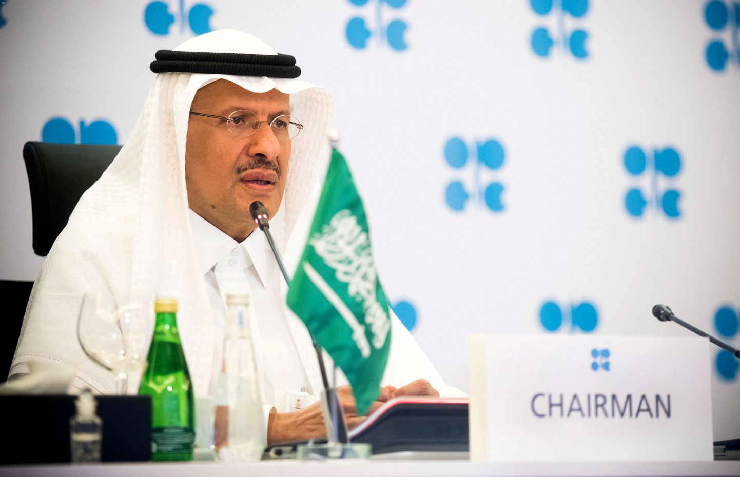 Saudi Araabia energeetikaminister prints Abdulaziz bin Salman Al-Saud.