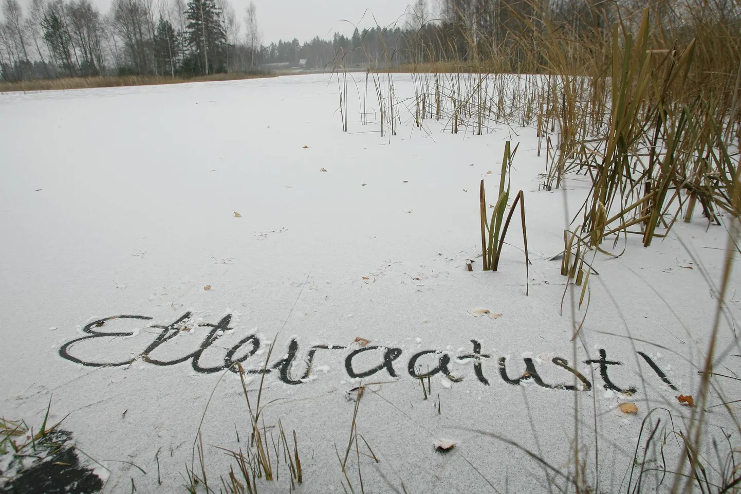 Siseveekogude jääle enam minna ei tohi.