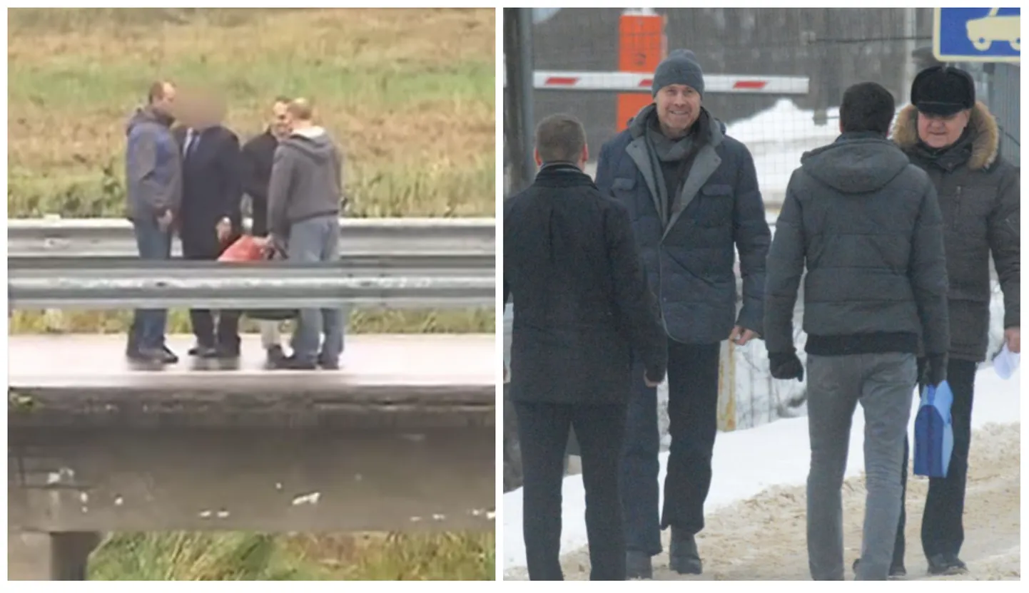 Vasakul Eston Kohvri vahetus Aleksei Dresseni vastu ja paremal Raivo Susi vahetus Artjom Zintšenko vastu.