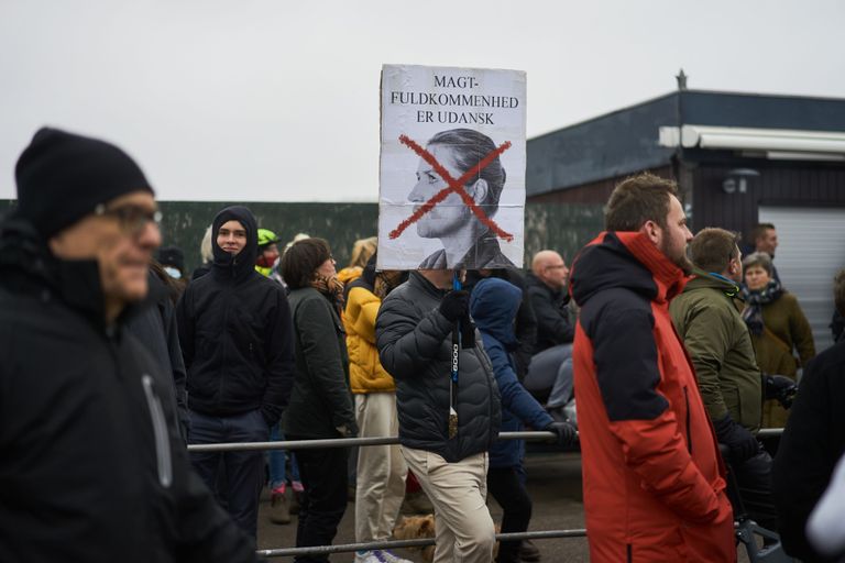 Тысячи датских фермеров вышли на демонстрацию.