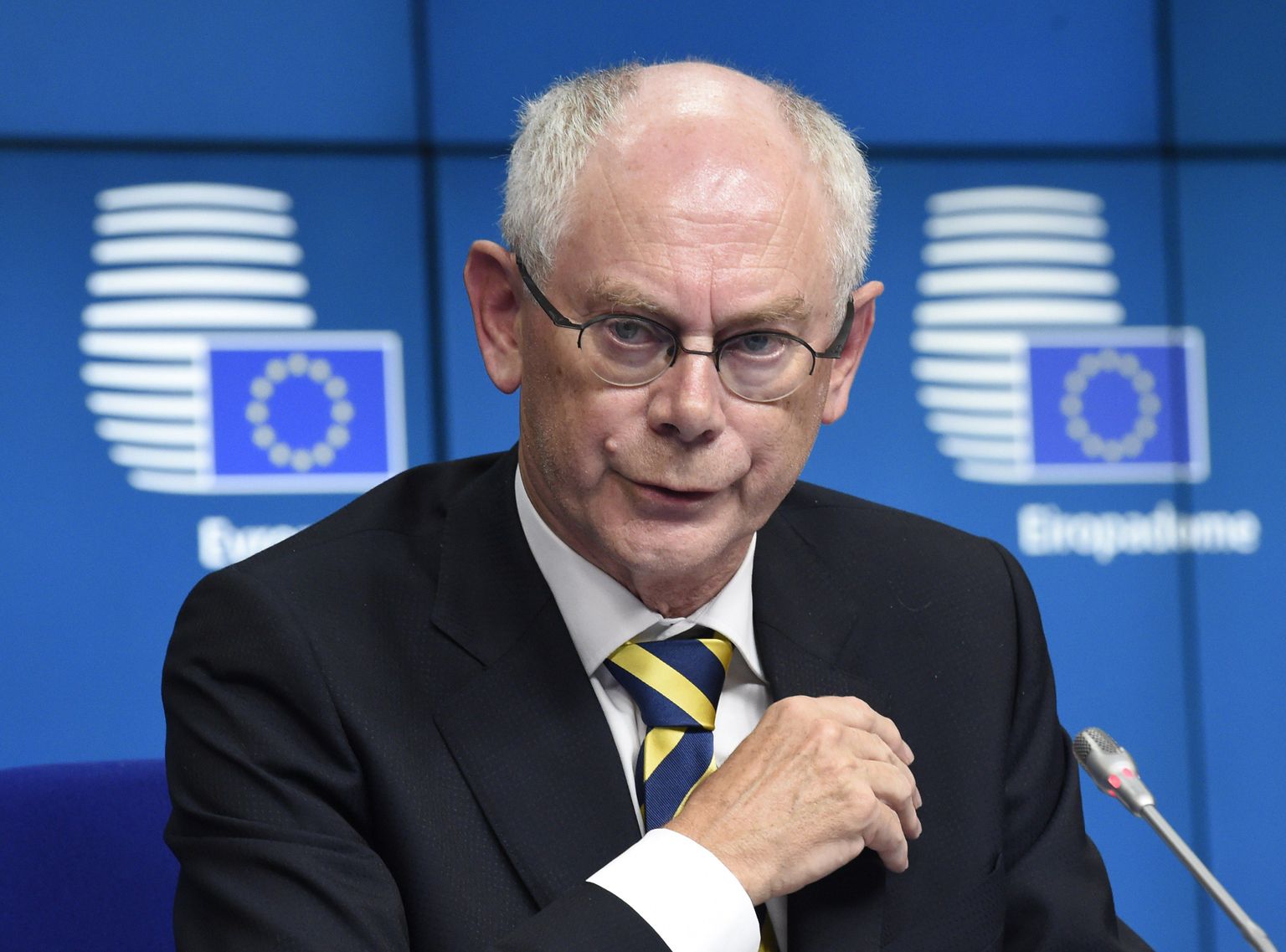Euroopa Ülemkogu eeistuja Herman van Rompuy.