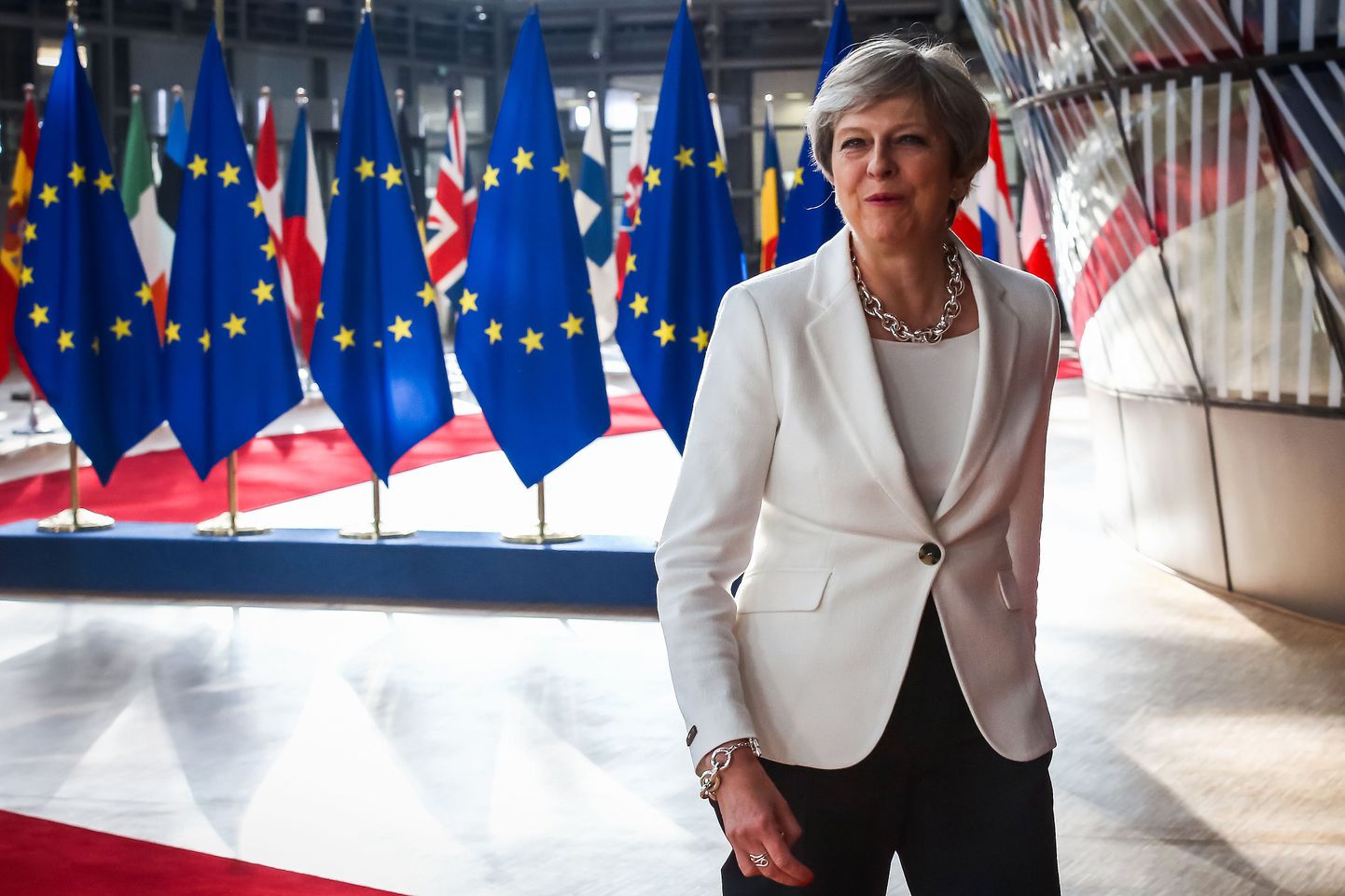 Suurbritannia peaminister Theresa May eelmisel reedel Brüsselis.