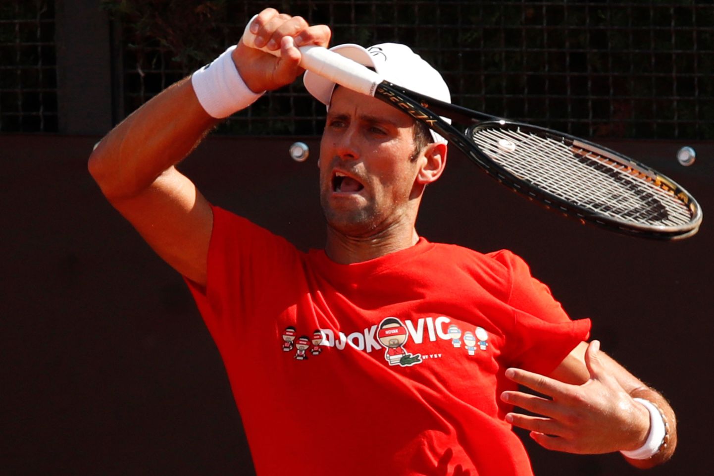 Novak Djokovic on parjasti Itaalias, kus valmsitub järgmisel nädalal algavaks Prantsusmaa lahtisteks meistrivõistlusteks.