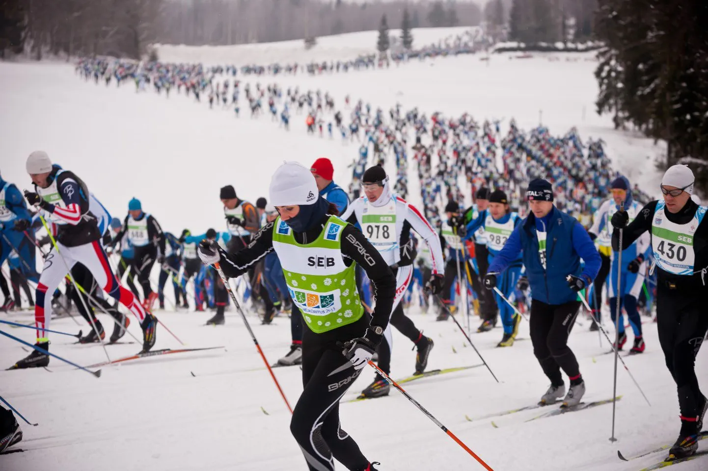 15. veebruaril teoks saavale 43. Tartu maratonile oli esmaspäevaks registreerunud 5168 suusatajat.
