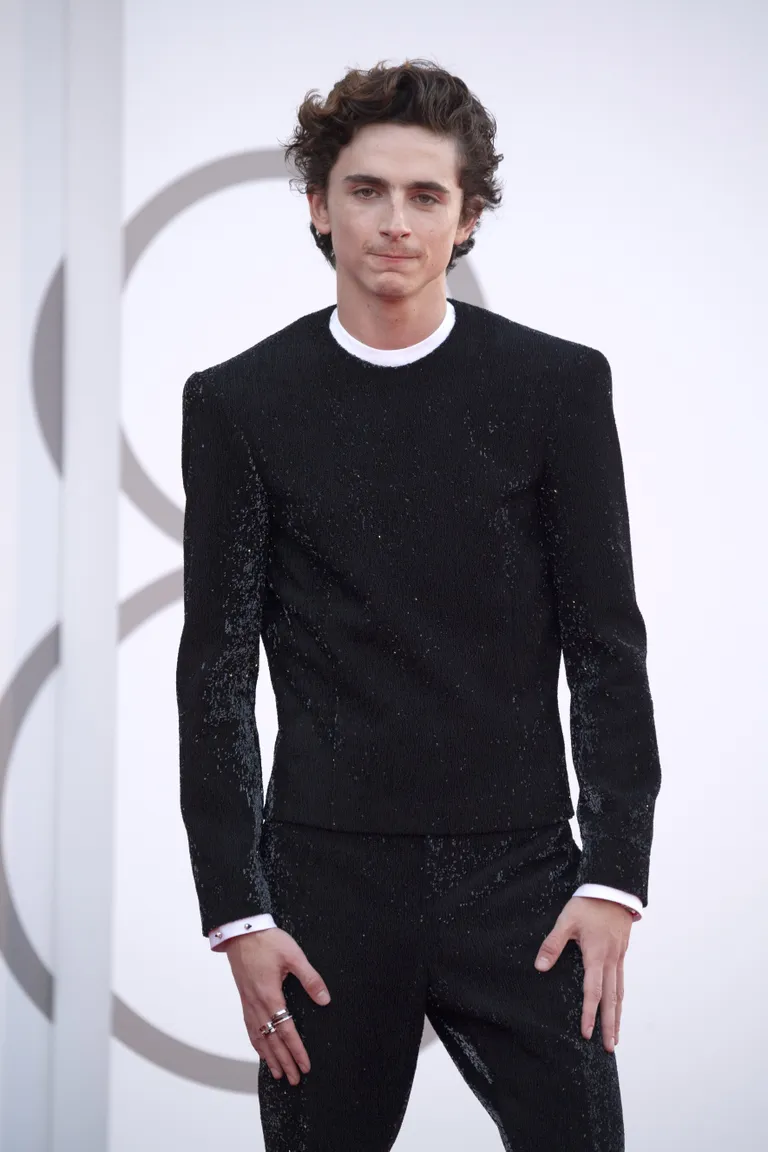 Thimotee Chalamet apmeklē filmas "Dune" pirmizrādi