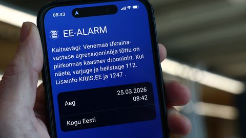Kaitsevägi saatis drooniohu tõttu välja EE-alarmi