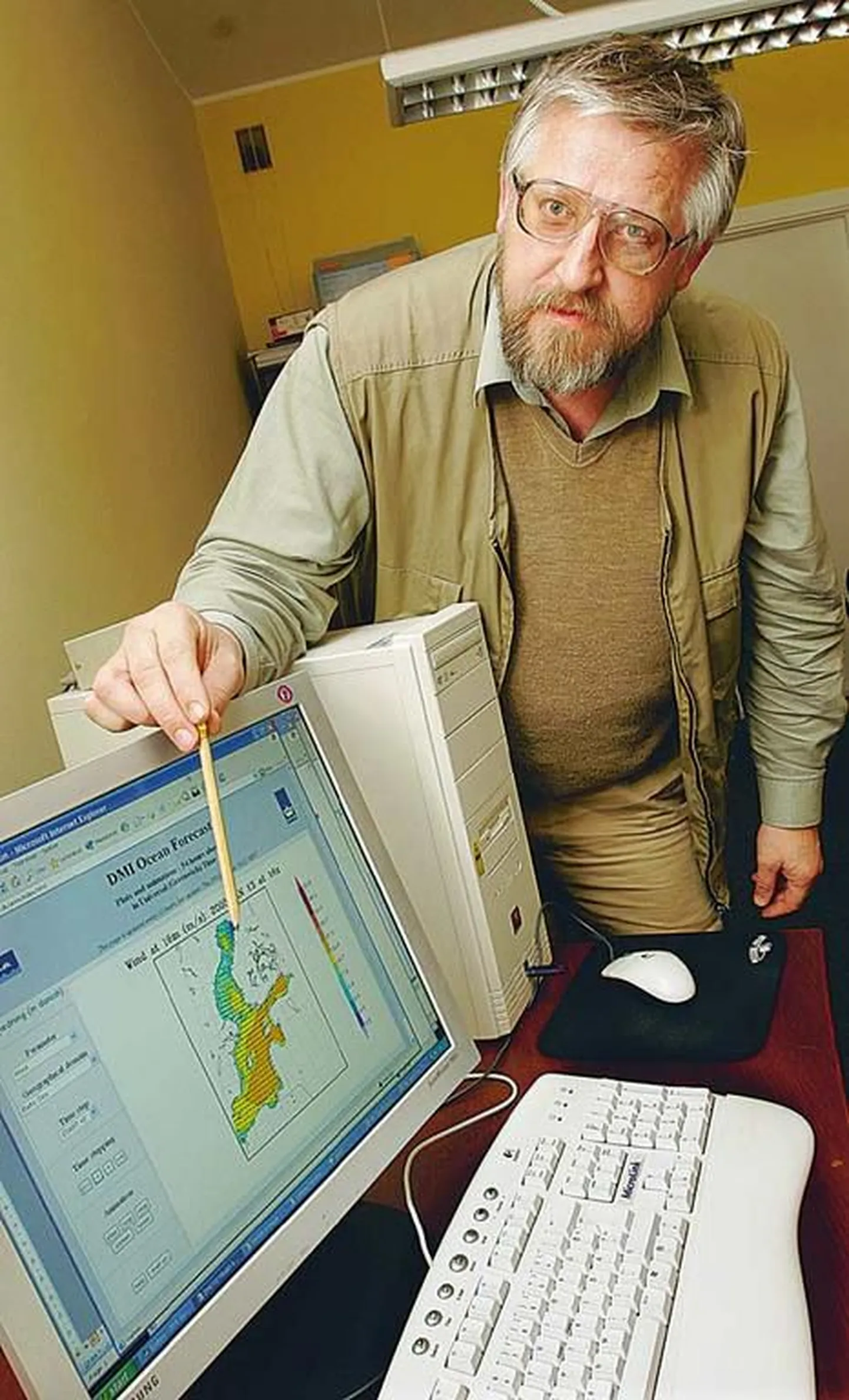 Tarmo Soomere lähtus oma tormiennustustes välismaa kolleegide loodud arvutimudeli andmetest.