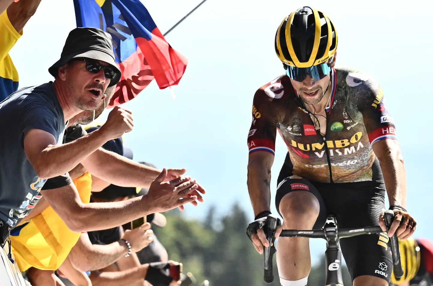 Primož Roglič tänavusel Tour de France'il.