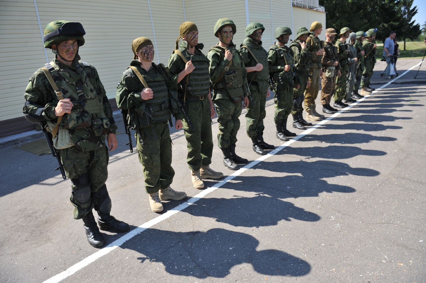 Российские военнослужащие. Снимок иллюстративный.