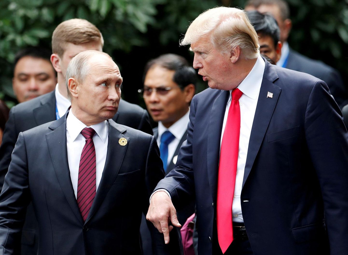 Vladimir Putini ja Donald Trumpi viimane kohtumine 2017. aasta novembris Vietnamis.