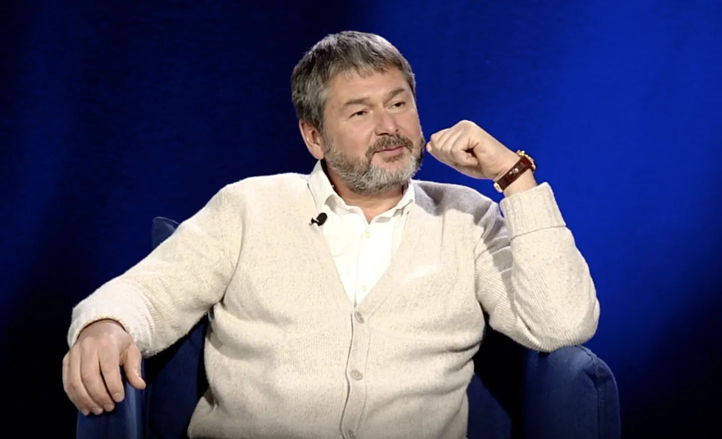 Олег Осиновский в студии Postimees