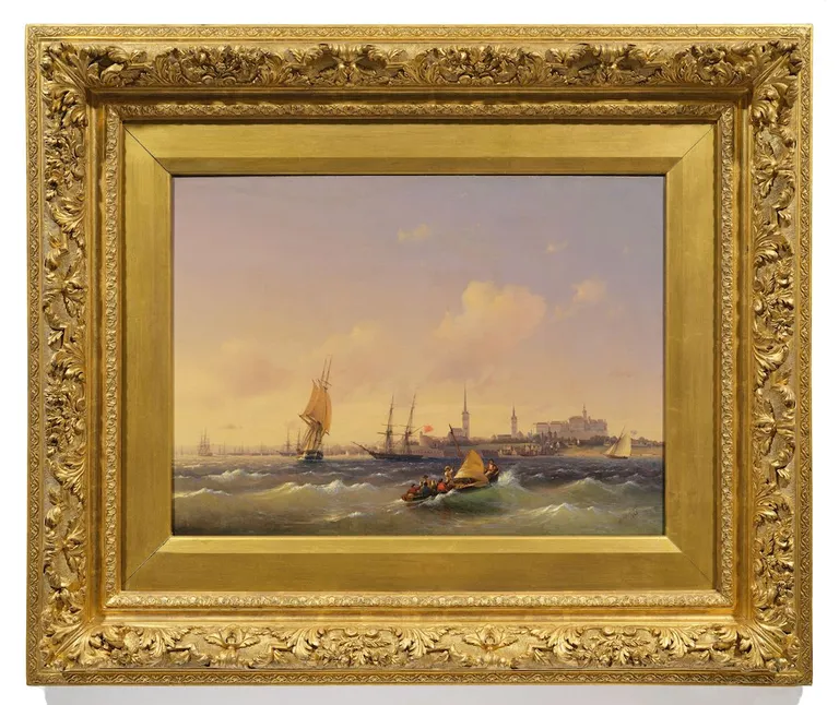 Ivan Aivazovski maal «Revali vaade, Eesti» (1945).