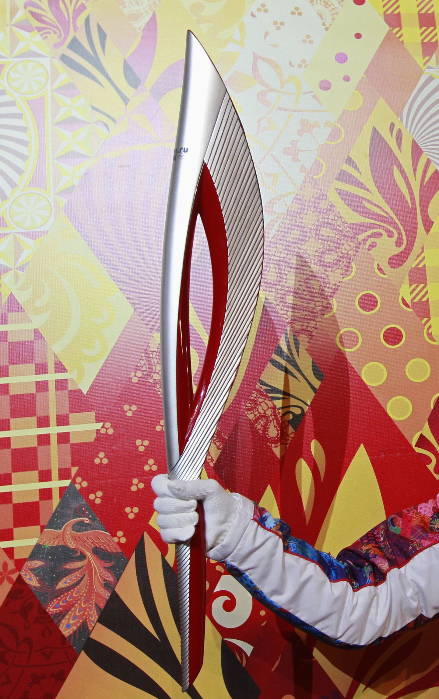 Факел сочинской Олимпиады. Снимок иллюстративный.