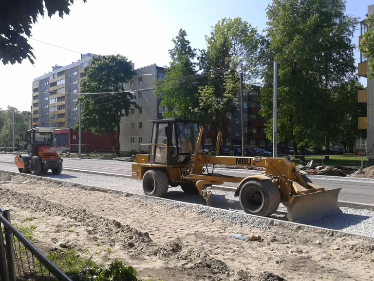 Teetööd Majaka tänaval. Foto: