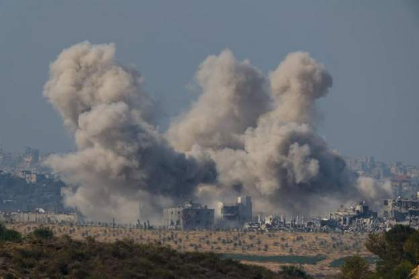 Бомбардировка Газы.