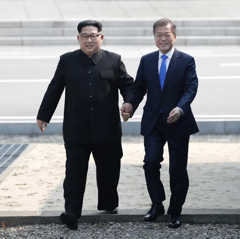 Kim Jong-uni ja Moon Jae-ini kohtumine Panmunjomis