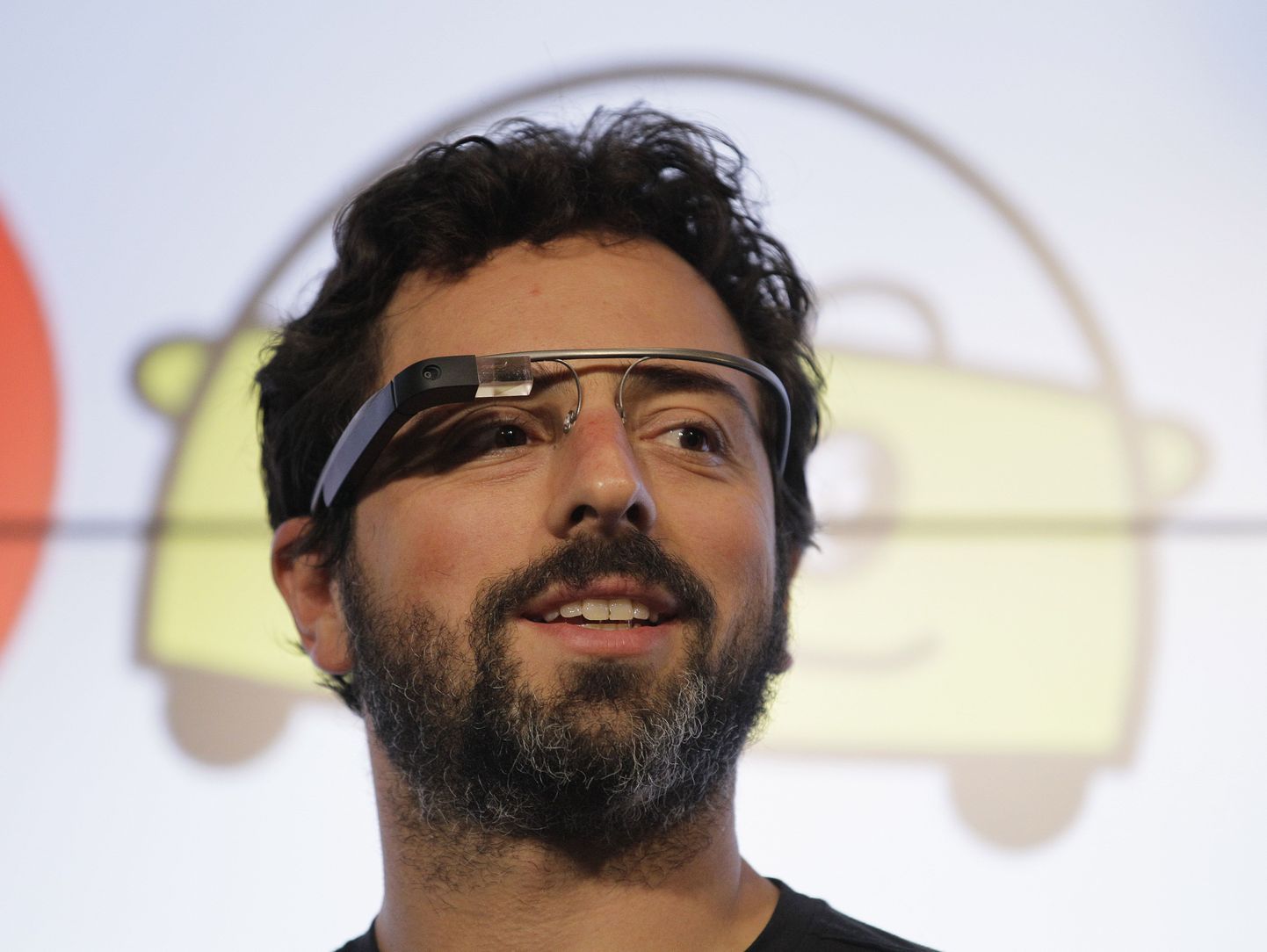 Google´i kaasasutaja Sergey Brin Google Glass seadmega