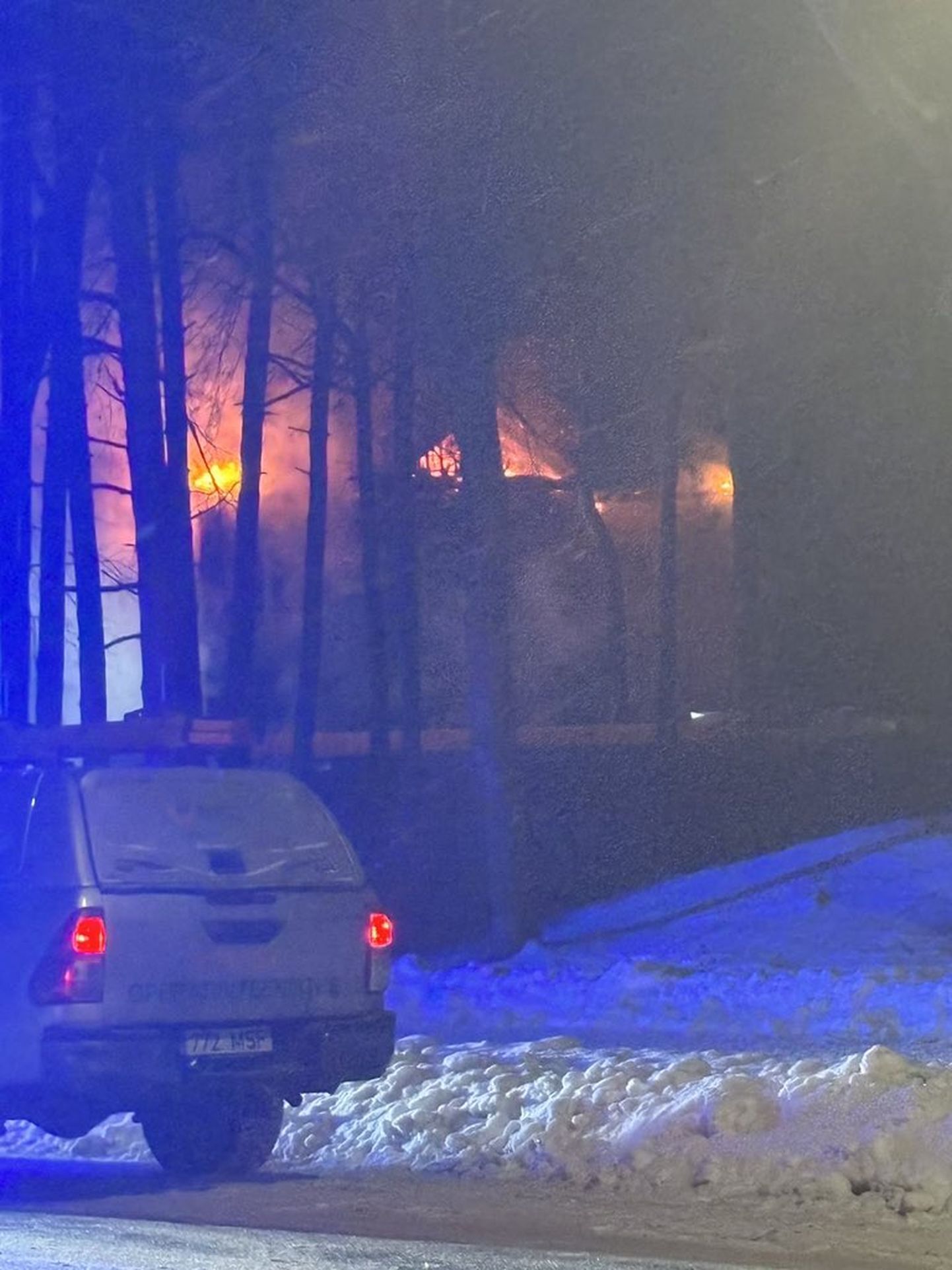 В Ида-Вирумаа при пожаре в жилом доме погиб человек