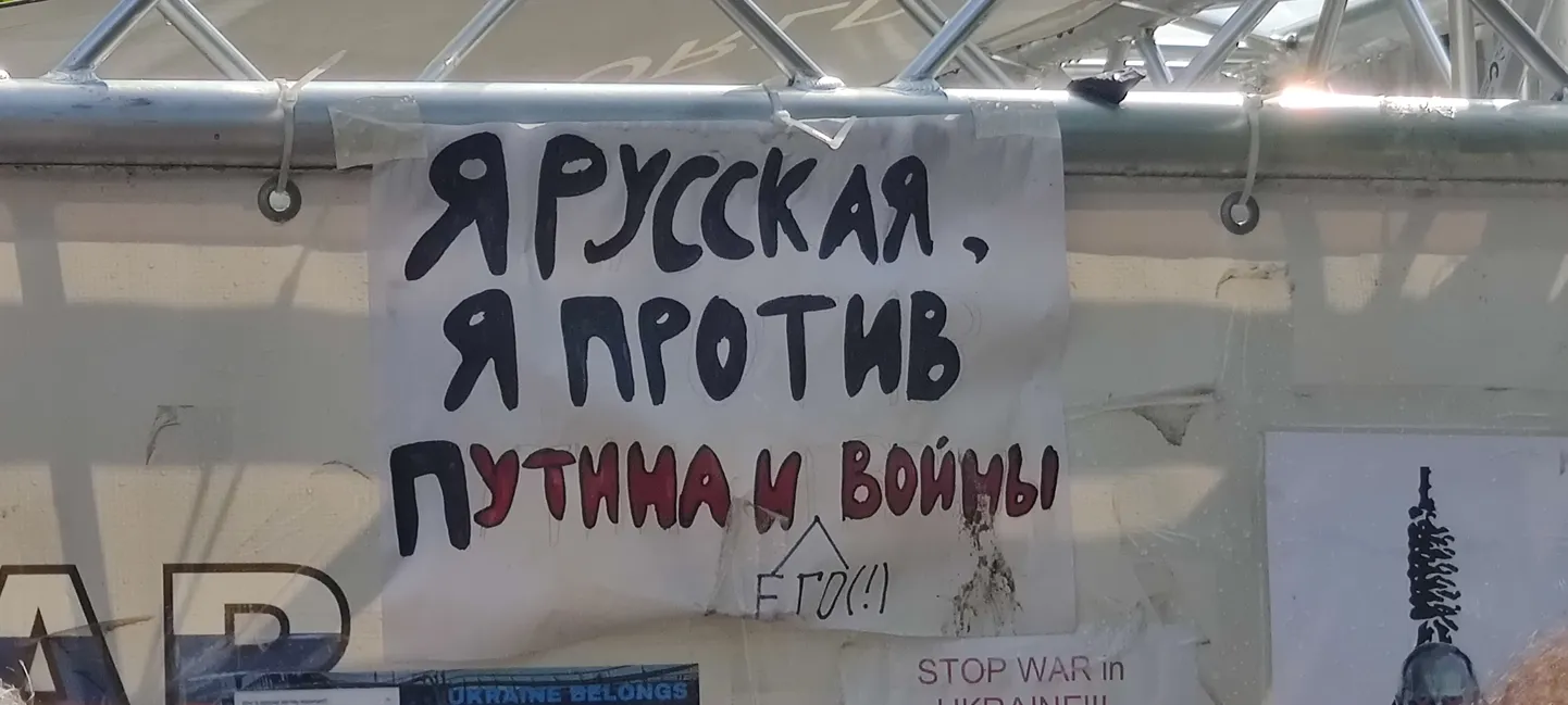 Пикет "Русский голос за эмбарго"