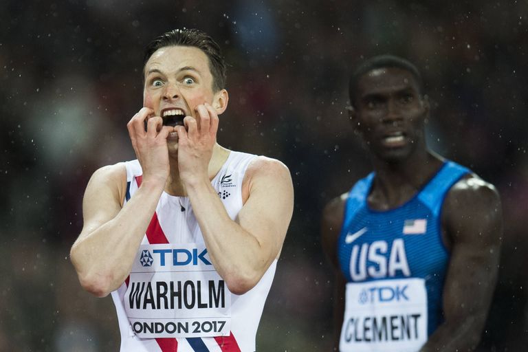 Norra jooksja Kasrten Warholm võitis meeste 400 meetri tõkkejooksu / Lucy Nicholson/Reuters/Scanpix